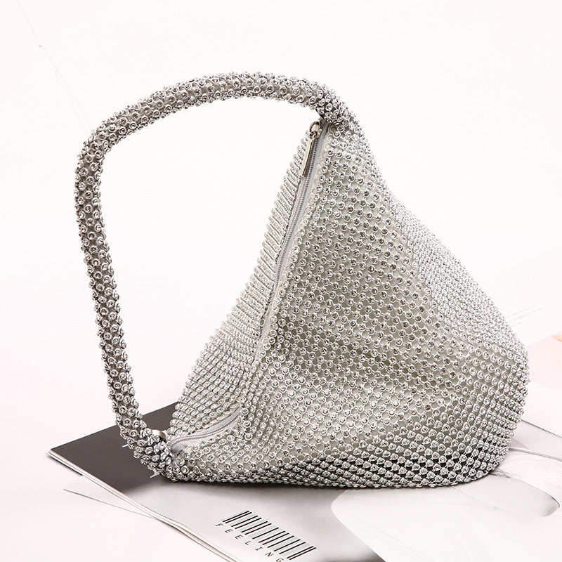 Diamond-studded Banquet Women's Clutch Bag Fashion Soft Bag