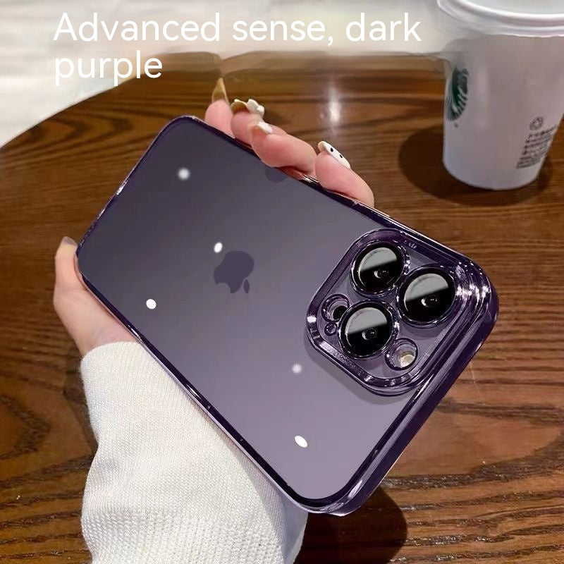 Silver-plated Simple Phone Case Women