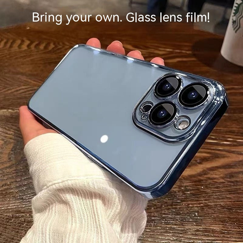 Silver-plated Simple Phone Case Women