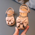 Summer New Girl'S Bowknot Baotou Sandals Korean Children'S Lovely Soft Bottom Versatile Princess Shoes