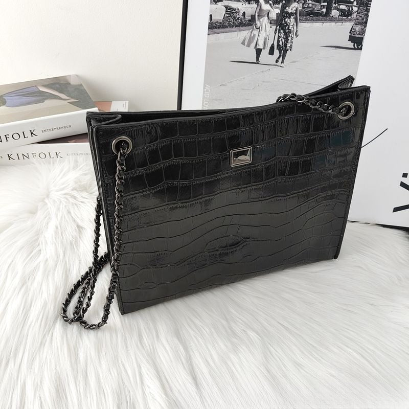 French Style Temperament Casual Light Luxury Portable Shoulder Bag