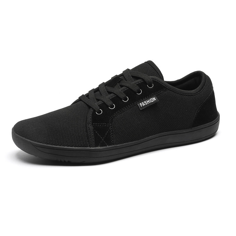 Leisure Sneaker Low-top Lace-up Outdoor Non-slip Wide Toe Shoes Men