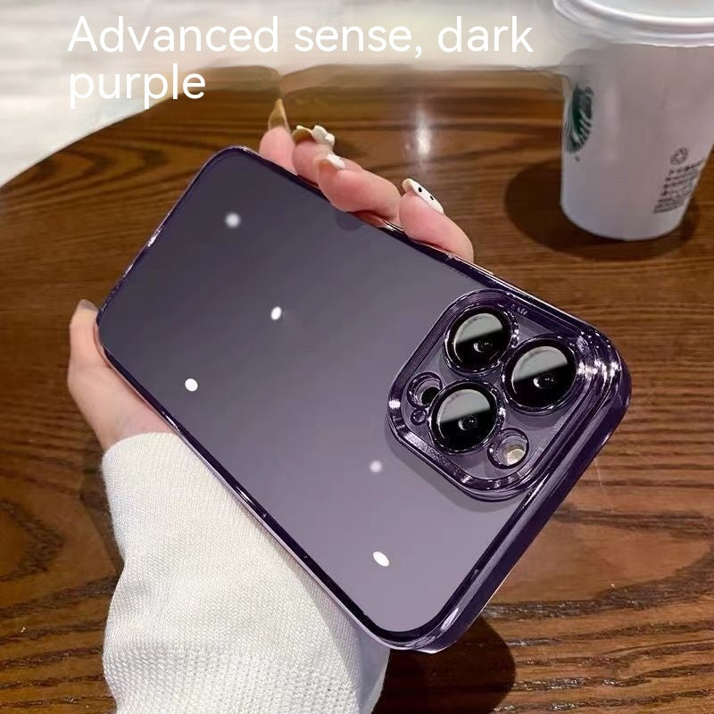 Silver-plated Simple Phone Case Women