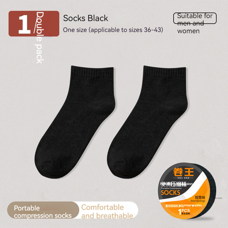 Disposable Socks Roll King Mid-calf Men's Travel Socks Sports And Leisure