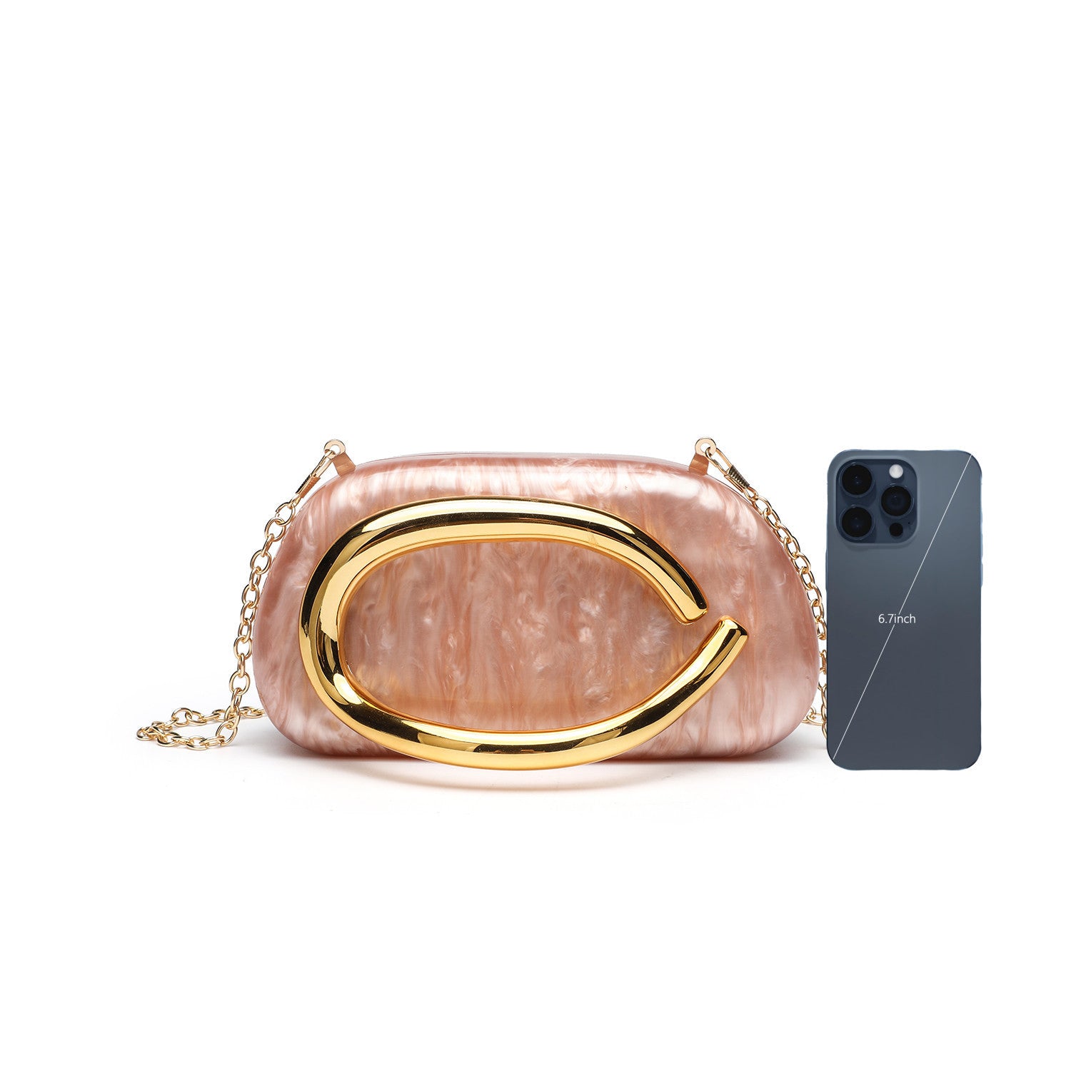Acrylic Dinner Clutch Shoulder Crossbody Bag