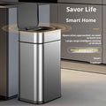 Smart Sensor Trash Can With Lid For Home