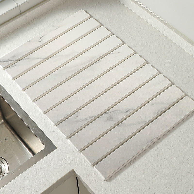 Household Marble Kitchen Draining Table Bar Coaster