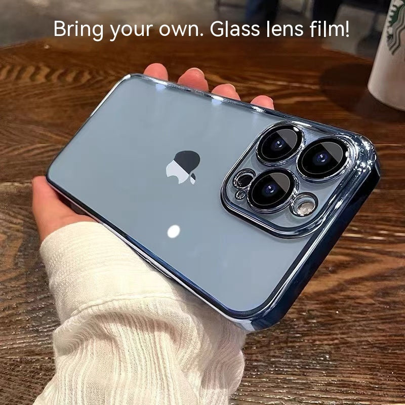 Silver-plated Simple Phone Case Women