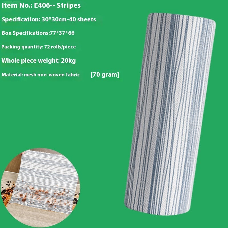 Kitchen Wet And Dry Non-woven Fabric Kitchen Dedicated Disposable Dishcloth