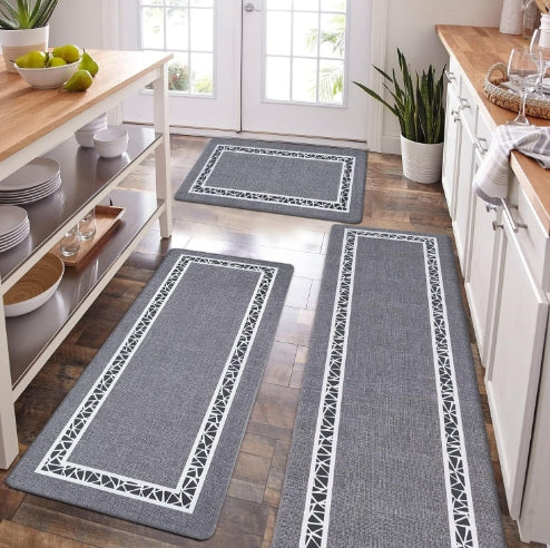 Simple Hot Sale Anti-fatigue Kitchen Pad PVC Leather Waterproof And Oil-proof Easy To Care Foot Mat