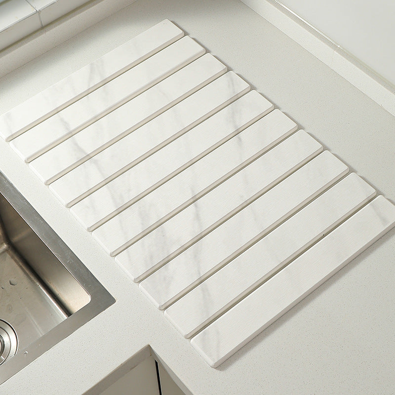 Household Marble Kitchen Draining Table Bar Coaster