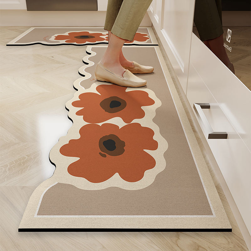 Home Fashion Simple Kitchen Oil-proof Non-slip Door Mat
