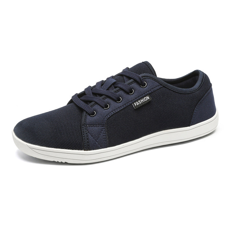 Leisure Sneaker Low-top Lace-up Outdoor Non-slip Wide Toe Shoes Men