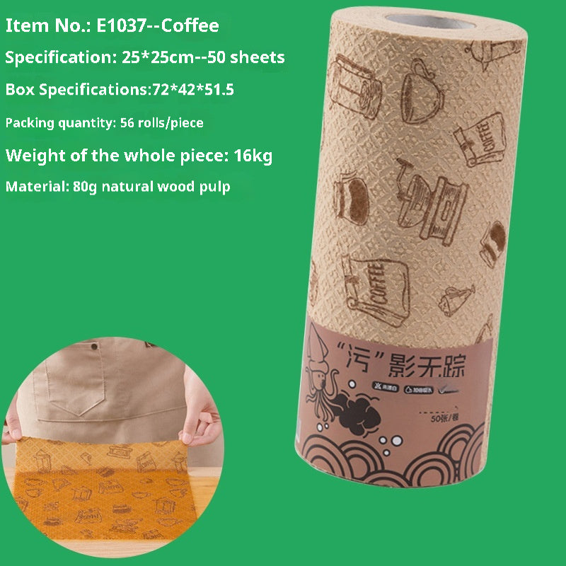 Kitchen Wet And Dry Non-woven Fabric Kitchen Dedicated Disposable Dishcloth