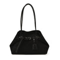 Retro Frosted Suede Tote Bag For Women Large Capacity Shoulder Bag