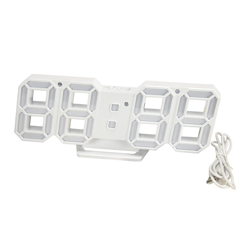 Glow-in-the-dark LED Electronic Creative Fashion Living Room Bedroom Wall Clock