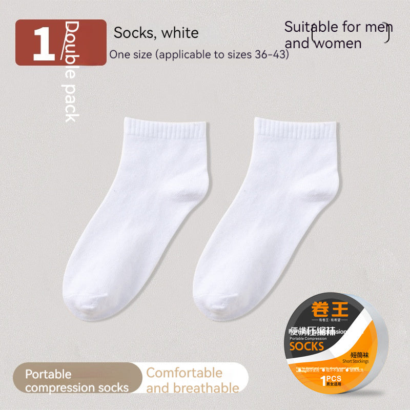 Disposable Socks Roll King Mid-calf Men's Travel Socks Sports And Leisure