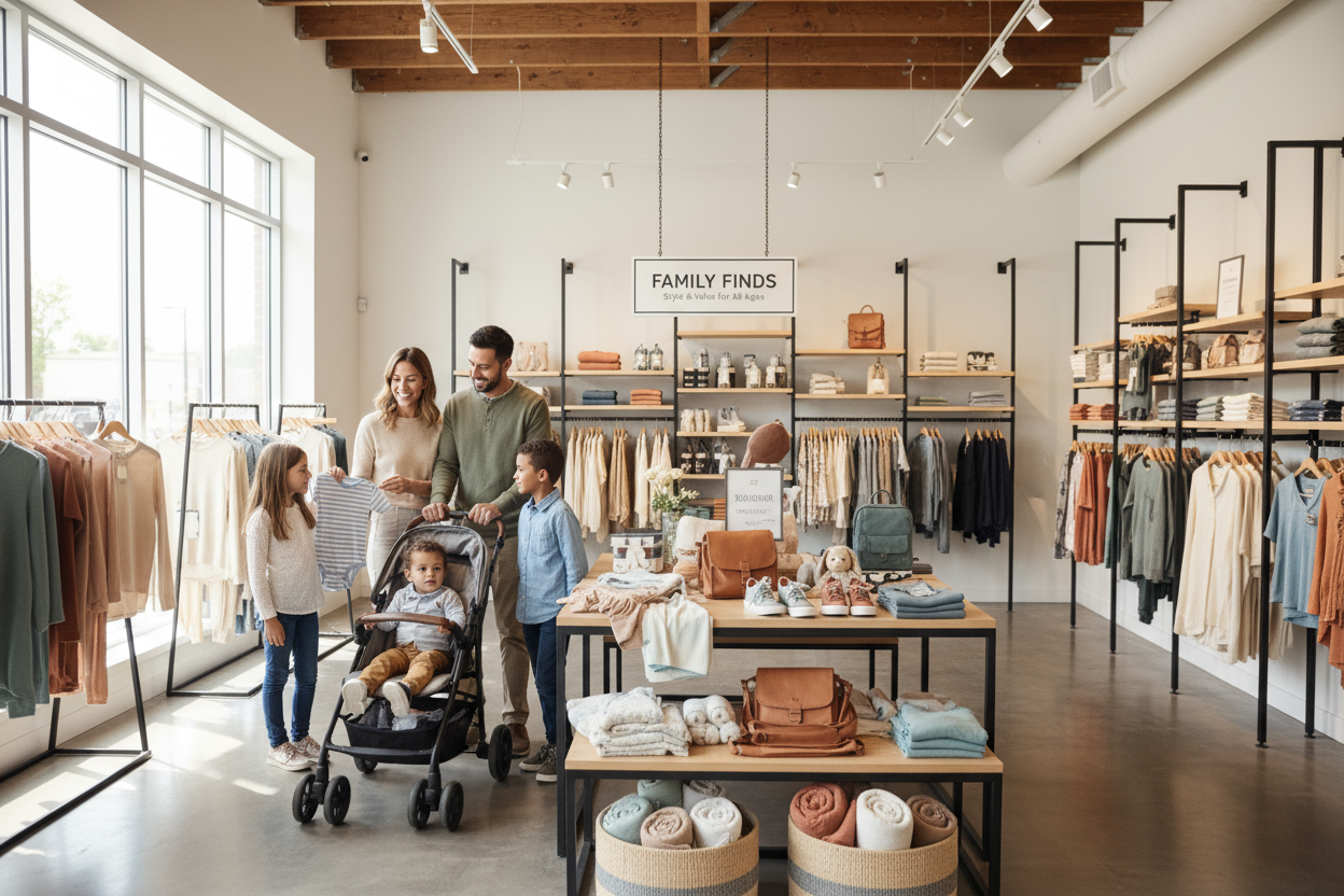 Your one-stop shop for the whole family — stylish, durable, and affordable essentials for every step of life!